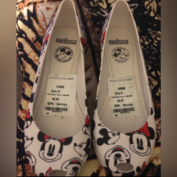 Melissa Shoes - Melissa Minnie Mouse Ballet Disney Flats Size 5